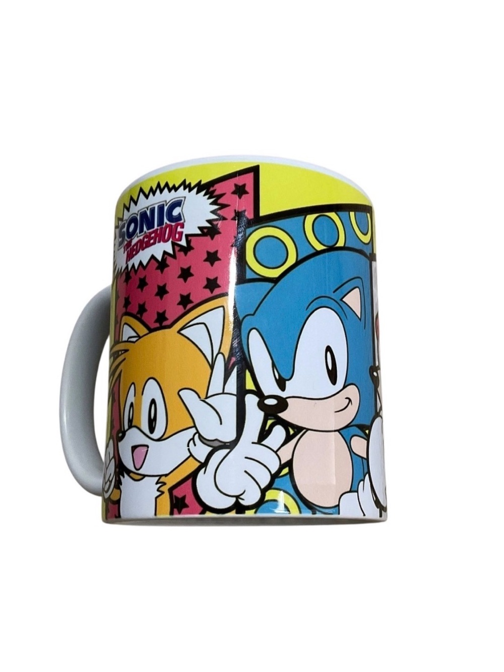 Sonic the Hedgehog Ceramic Mug 10 oz Sega Character Coffee Cup